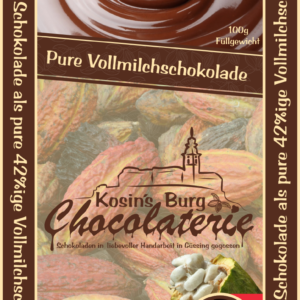 Pure Vollmilchschokolade • Ganze Tafel