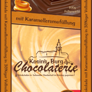 Shop Karamellcremefüllung 38% VMSF Karamellcreme Vollmilchschokolade • Gefüllte Tafel