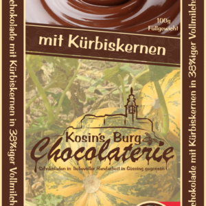 Kürbiskern Vollmilchschokolade • Ganze Tafel