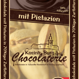 Shop Pistazien 70% ZBS Pistazien Zartbitterschokolade • Ganze Tafel
