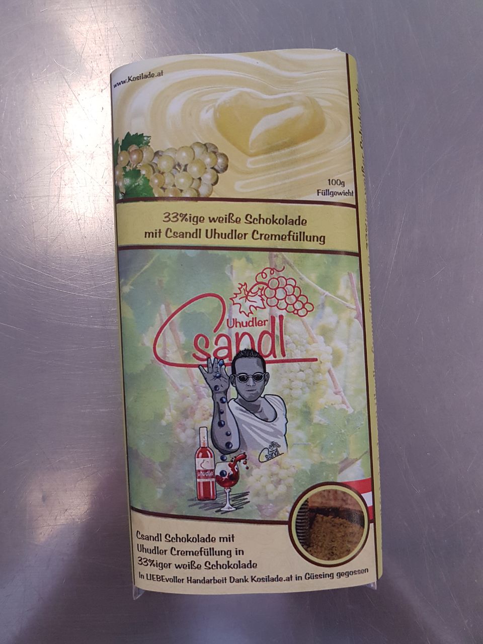 AUFTRAGSARBEIT • Tafel mit Csandl Uhudlercremefüllung – Bild 4