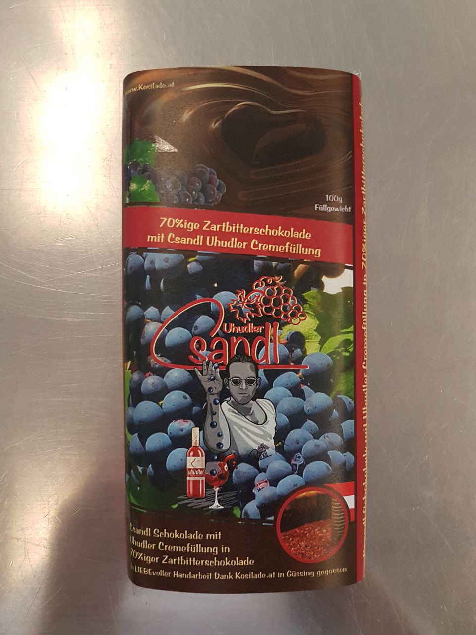 AUFTRAGSARBEIT • Tafel mit Csandl Uhudlercremefüllung – Bild 2