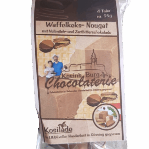 Schoko-Waffelkeks mit Nougatcreme • Cracker