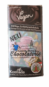 Pure 100%ige Zartbitterschokolade • Ganze Tafel