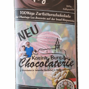 Pure 100%ige Zartbitterschokolade • Ganze Tafel