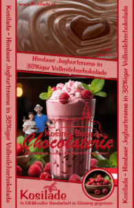 Himbeer-Joghurtcreme Vollmilchschokolade • Gefüllte Tafel