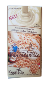 Krokant • Weiße Schokolade • Ganze Tafel