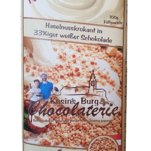 Krokant • Weiße Schokolade • Ganze Tafel